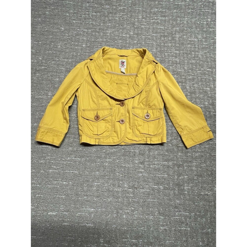 Girl’s M Medium Forever Mustard Yellow Jacket Blazer
